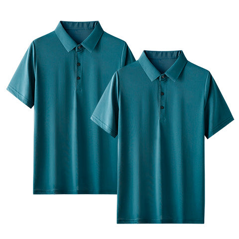 Camisa Polo Masculina Seda Gelada (Compre 1 Leve 2)