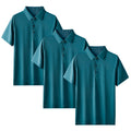 Camisa Polo Masculina Seda Gelada (Compre 1 Leve 3)