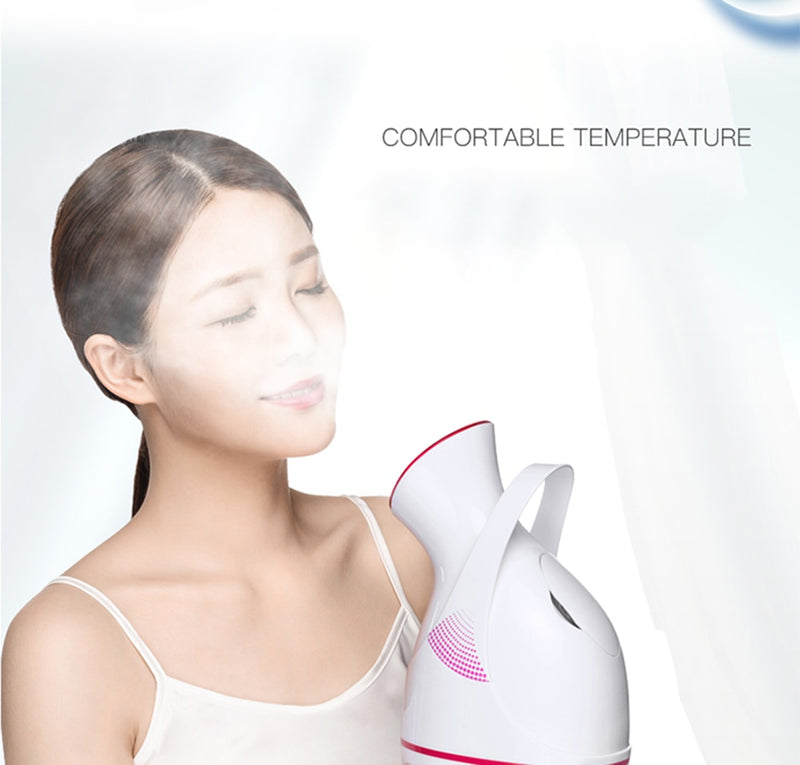 Vaporizador Facial Elétrico com Spray de agua térmico de 55ml